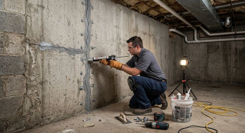 Basement Crack Repair in Clayton County, GA