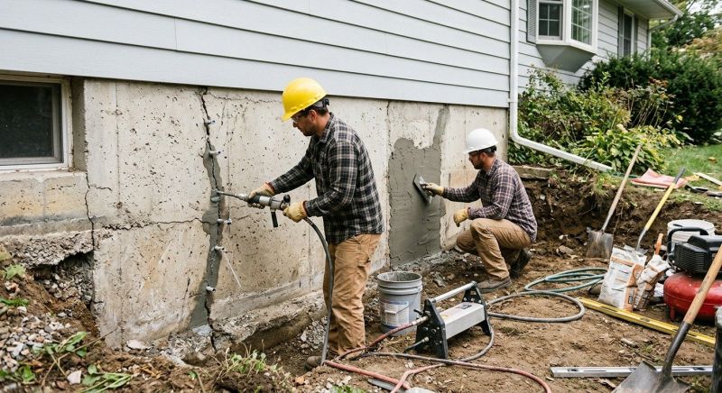 Basement Crack Repair in Clayton County, GA