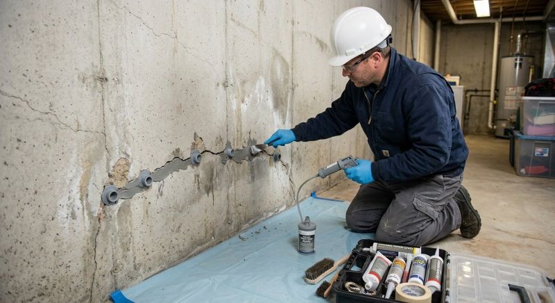 Basement Crack Repair in Clayton County, GA
