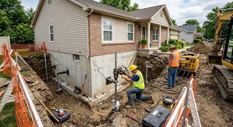 Building Foundation Repair in Fayetteville, GA