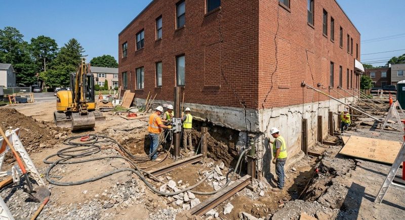 Building Foundation Repair in Tyrone, GA