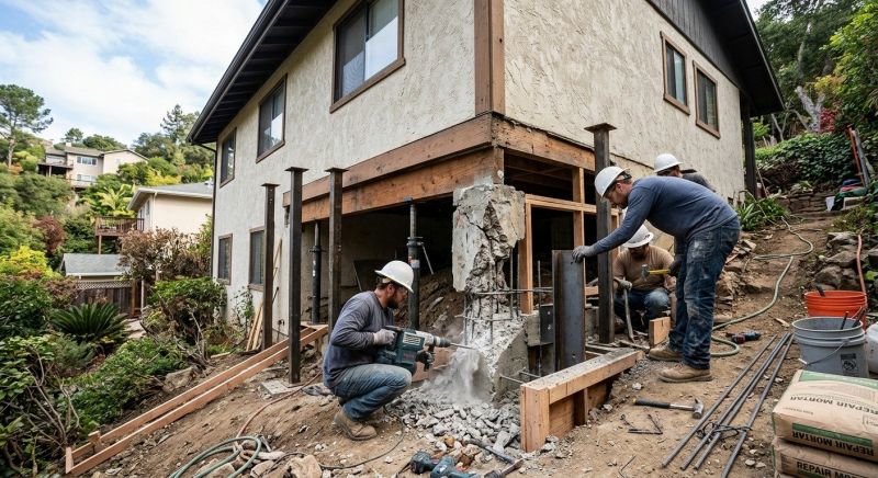 Concrete Foundation Repair in Peachtree City, GA