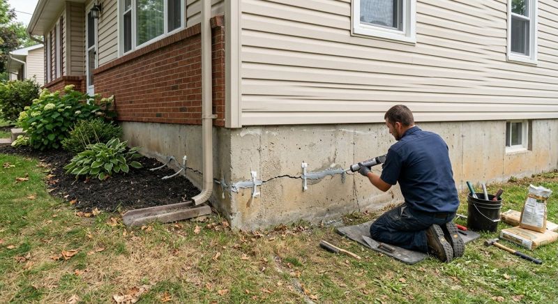 Cracked Foundation Repair in Dekalb County, GA