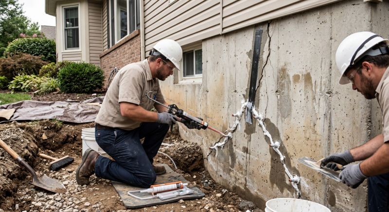 Cracked Foundation Repair in Fayetteville, GA