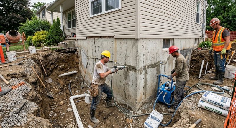 Cracked Foundation Repair in Griffin, GA