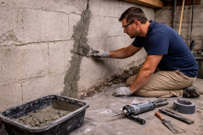 Foundation Crack Repair in Henry County, GA