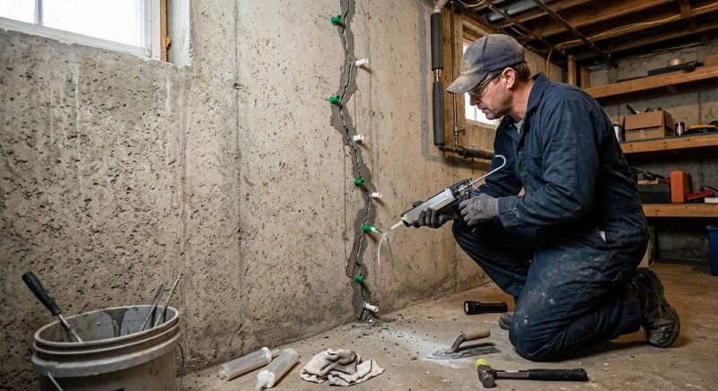 Foundation Crack Repair in Locust Grove, GA
