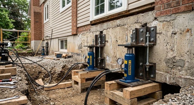 Foundation Jacking in Fayetteville, GA