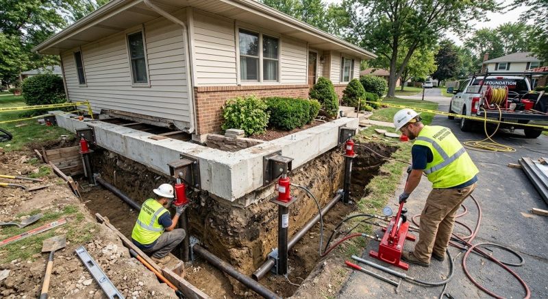 Foundation Jacking in Tyrone, GA