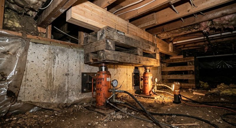 Foundation Jacking in Tyrone, GA