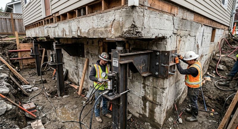 Foundation Lifting in Senoia, GA