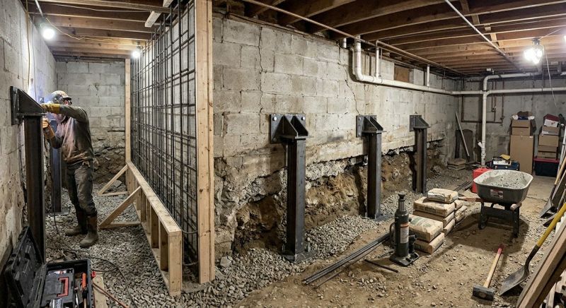 Foundation Stabilizing in Ellenwood, GA