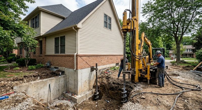 Helical Piers Installation in Clayton County, GA