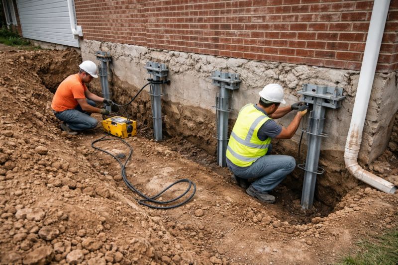 Helical Piers Installation in Clayton County, GA