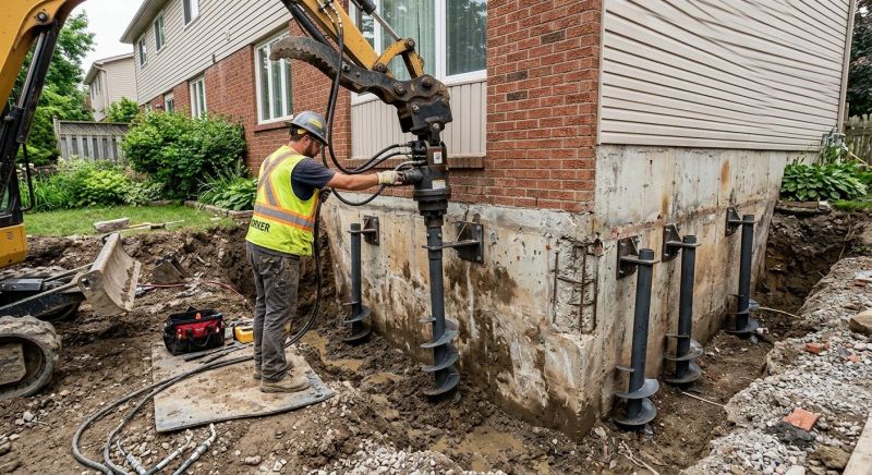 Helical Pile Installation in Clayton County, GA