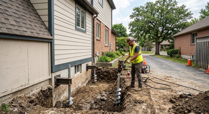 Helical Pile Installation in Clayton County, GA