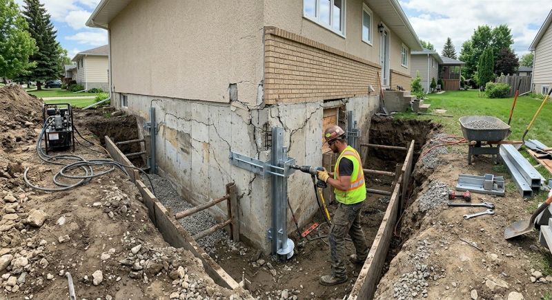 House Foundation Repair in Peachtree City, GA