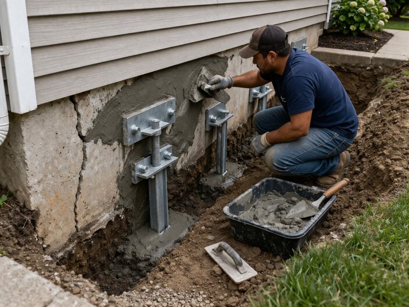House Foundation Repair in Sharpsburg, GA