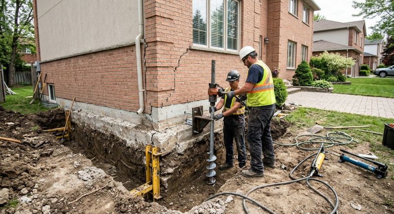 Sinking Foundation Repair in Fairburn, GA