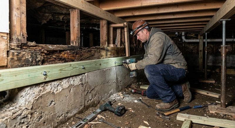 Sinking Foundation Repair in Fairburn, GA
