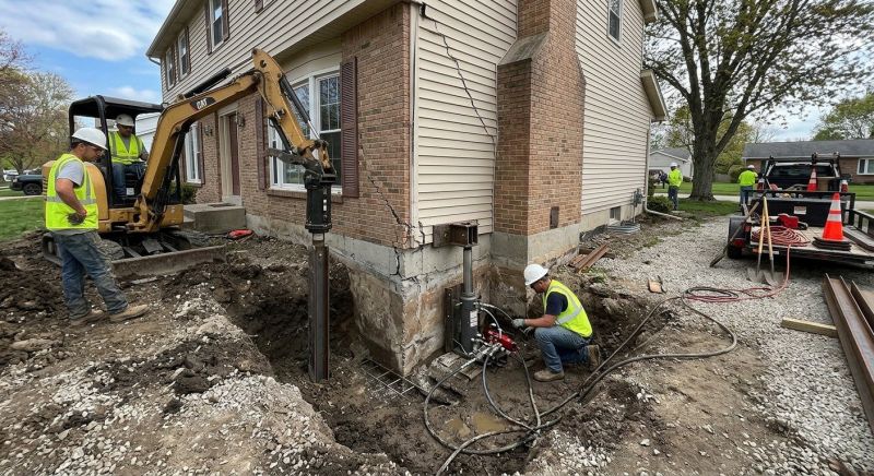 Sinking Foundation Repair in Locust Grove, GA