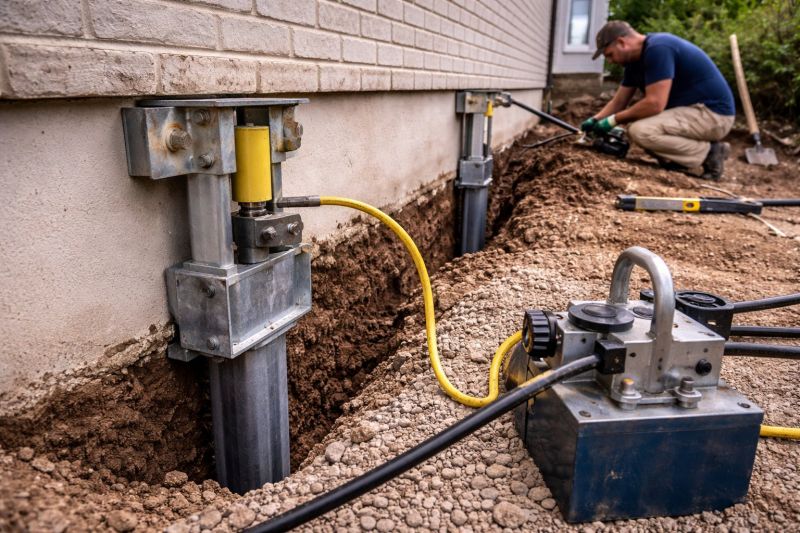 Sinking Foundation Repair in Williamson, GA
