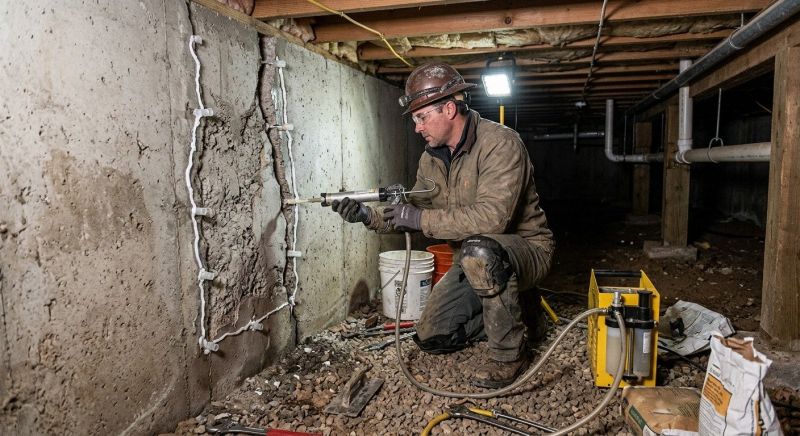Basement Foundation Repair in Peachtree City, GA