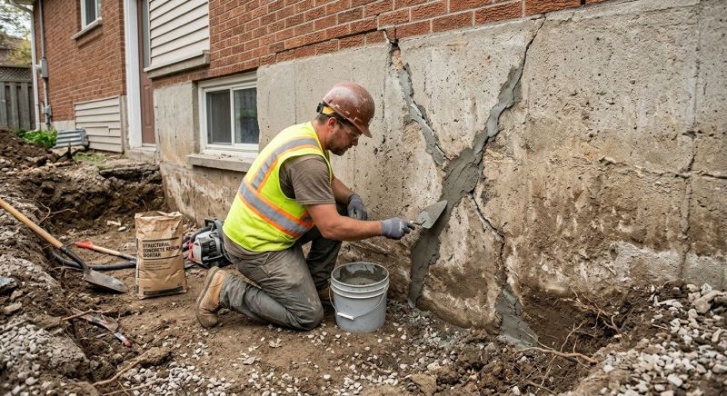 Foundation Crack Repair in Sharpsburg, GA
